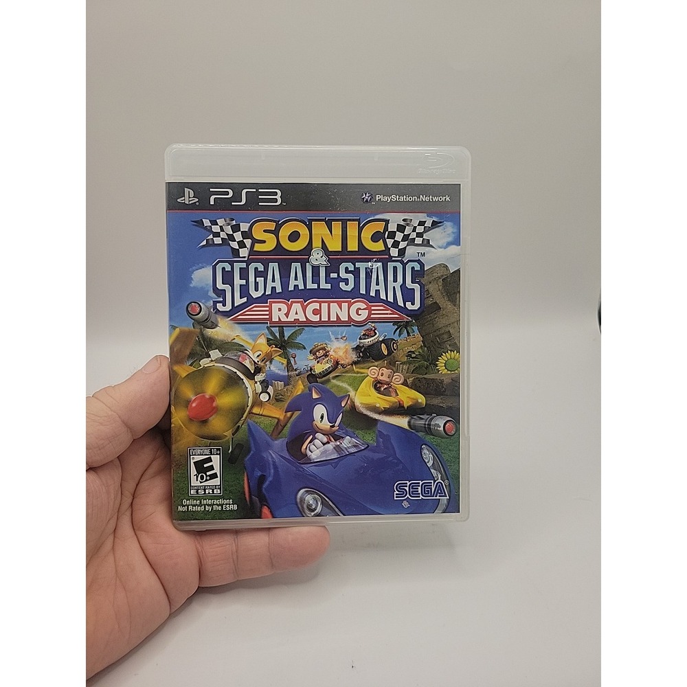 Sonic & Sega All-Stars Racing (Sony PlayStation 3, 2010) Complete PS3 NO MANUAL